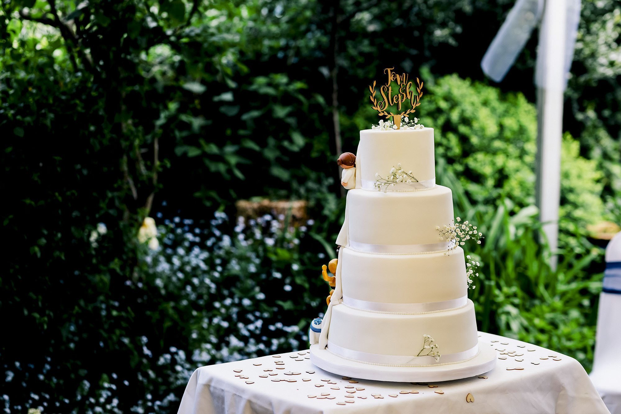 Wedding in garden at Home in Preston - Preston Wedding Photographer